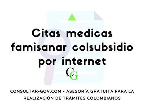 www colsubsidio citas|Citas Médicas